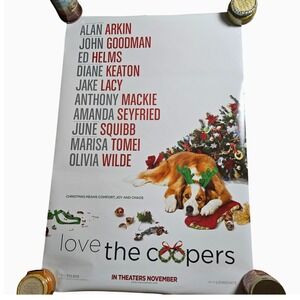 Love The Coopers 2015 Original Advance Movie Poster 27x40 Diane Keaton D/S